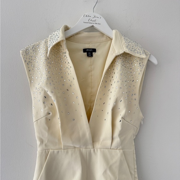 NASTY GAL Hotfix Festival Diamante Romper 2 - Picture 8 of 8